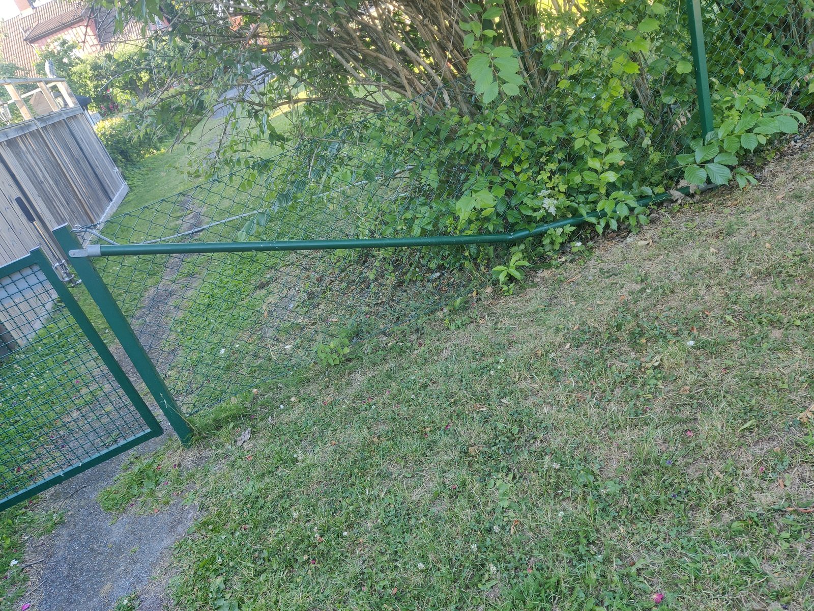 Kollapsat stängsel